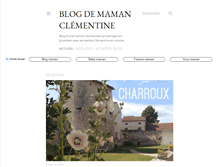 Tablet Screenshot of maman-clementine.com